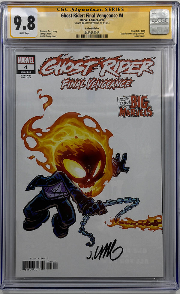 Ghost Rider: Final Vengeance #4 | Young Variant | Signed by Skottie Young | CGC SS 9.8