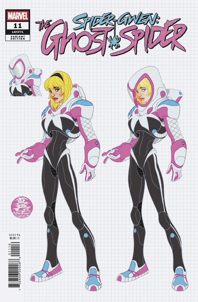 SPIDER-GWEN: THE GHOST-SPIDER #11 | MARK BROOKS 1:10 RATIO DESIGN VARIANT