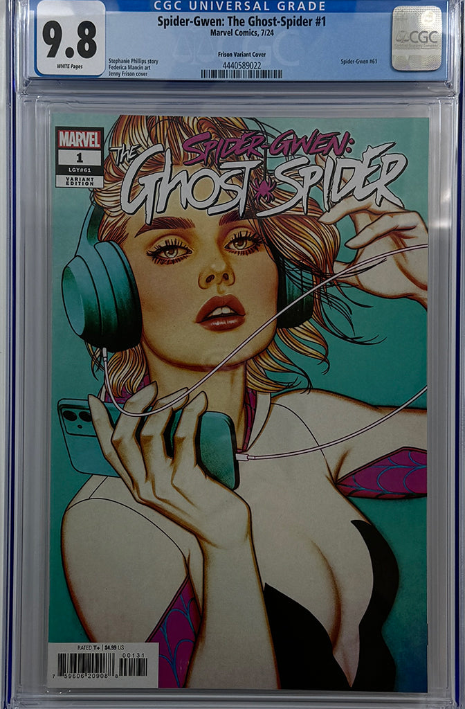SPIDER-GWEN: THE GHOST-SPIDER #1 | JENNY FRISON VARIANT | CGC 9.8