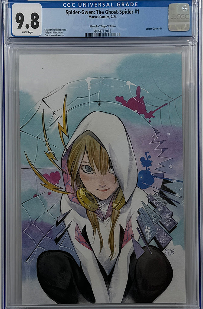 Spider-Gwen: Ghost Spider #1 | Peach Momoko Exclusive Virgin Variant | CGC 9.8