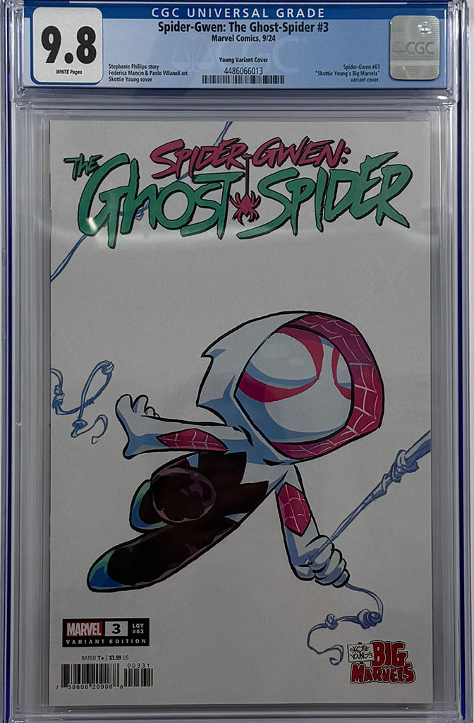 SPIDER-GWEN: THE GHOST-SPIDER #3 | SKOTTIE YOUNG'S BIG MARVEL VARIANT | CGC 9.8