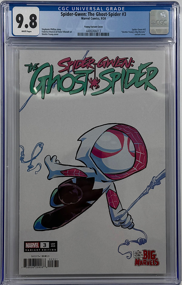 SPIDER-GWEN: THE GHOST-SPIDER #3 | SKOTTIE YOUNG'S BIG MARVEL VARIANT | CGC 9.8