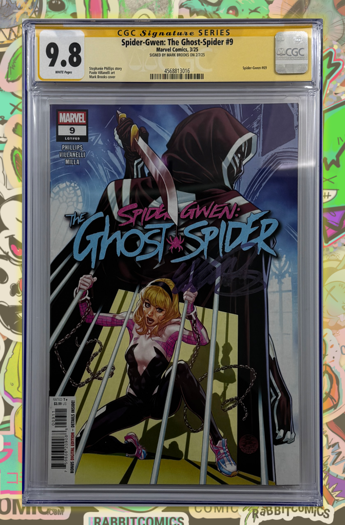 SPIDER-GWEN: THE GHOST-SPIDER #9 | MAIN COVER | SIGNED BY MARK BROOKS | CGC SS 9.8