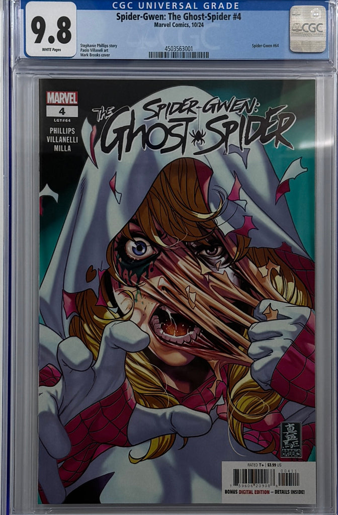 SPIDER-GWEN: THE GHOST-SPIDER #4 | MAIN COVER | CGC 9.8