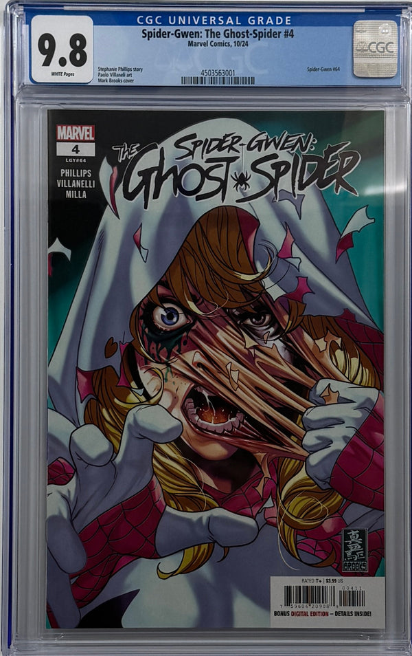 SPIDER-GWEN: THE GHOST-SPIDER #4 | MAIN COVER | CGC 9.8