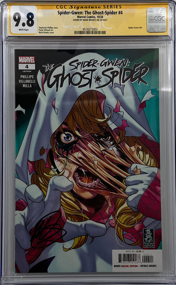 SPIDER-GWEN: THE GHOST-SPIDER #4 | MAIN COVER | CGC SS 9.8