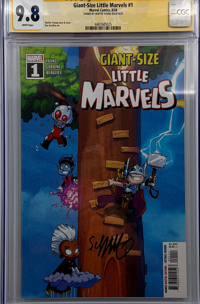 Giant Size Little Marvels #1  | Young Variant | Signed by Skottie Young | CGC SS 9.8
