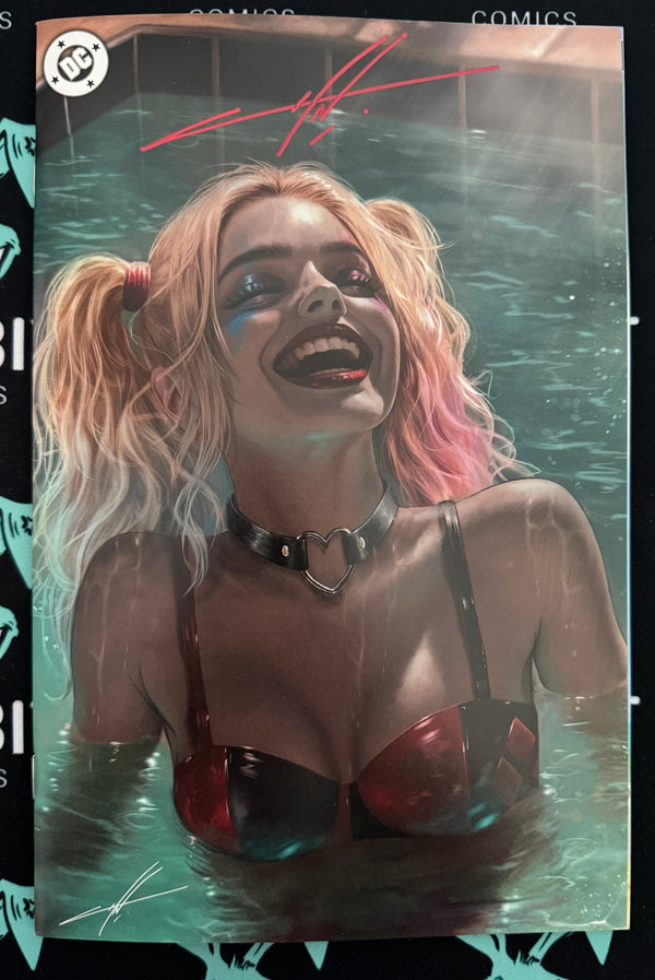 GNORTS SWIMSUIT EDITION | CARLA COHEN MEGACON HARLEY QUINN VARIANT | SIGNED BY CARLA COHEN