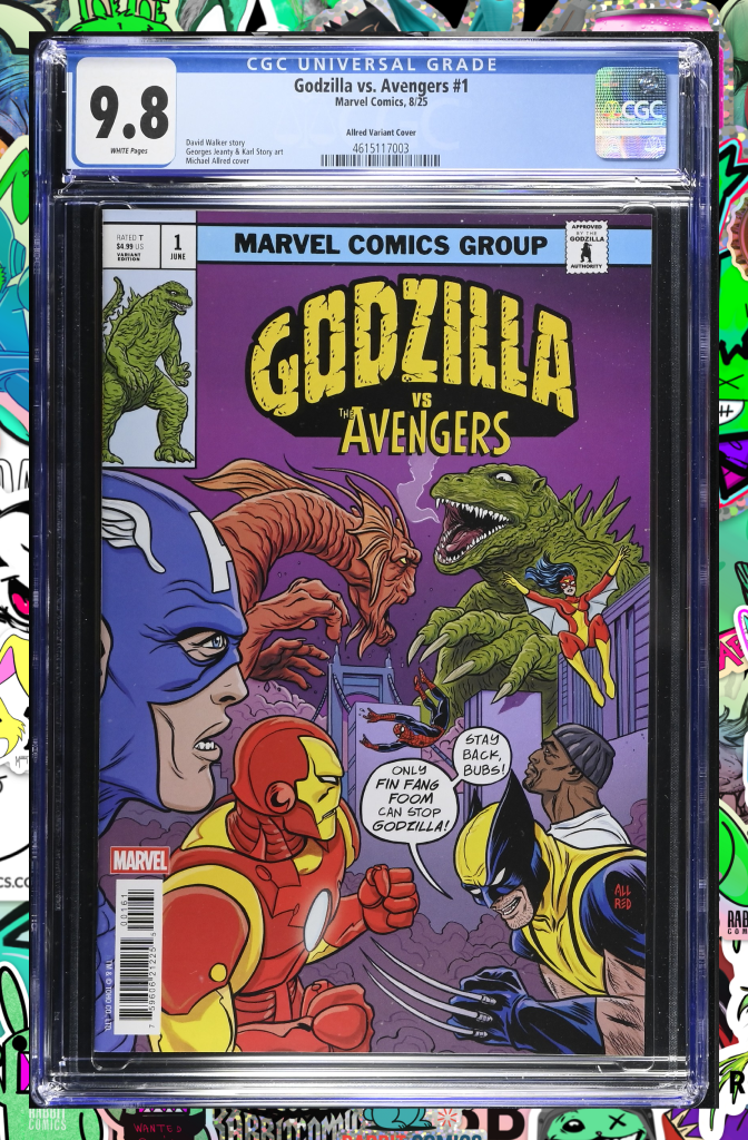 Godzilla vs Avengers #1 | Allred King Of Monsters Homage Variant | CGC 9.8