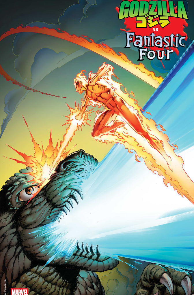GODZILLA VS. FANTASTIC FOUR #1 | MARK BAGLEY FOIL VARIANT