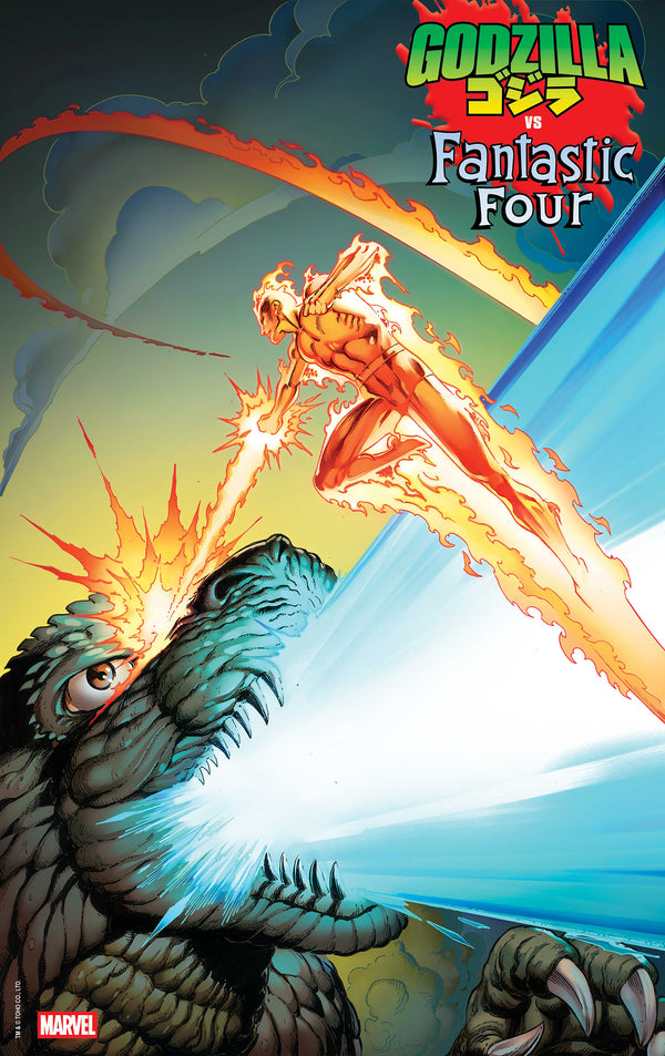 GODZILLA VS. FANTASTIC FOUR #1 | MARK BAGLEY FOIL VARIANT | PREORDER