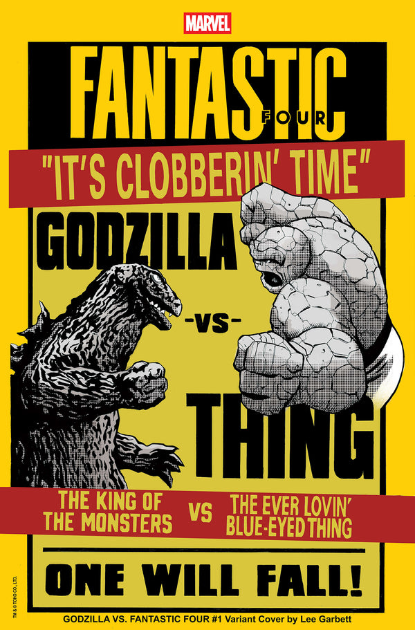 GODZILLA VS. FANTASTIC FOUR #1 | LEE GARBETT VERSUS VARIANT | PREORDER