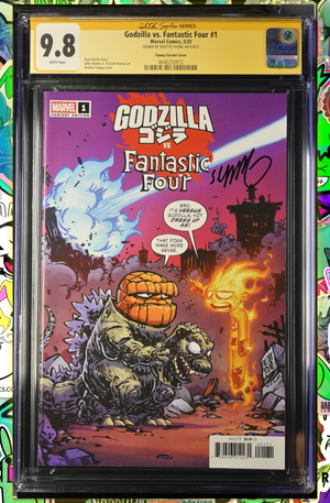 GODZILLA VS. FANTASTIC FOUR #1 | SKOTTIE YOUNG VARIANT | CGC SS 9.8