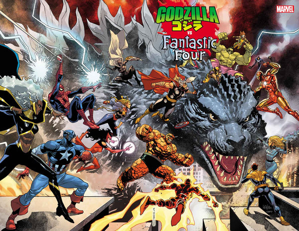 GODZILLA VS. FANTASTIC FOUR #1 | LEINIL YU WRAPAROUND VARIANT | PREORDER