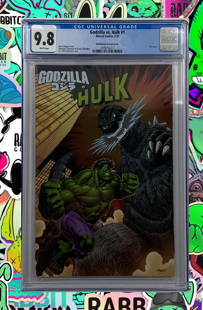 Godzilla vs. Hulk #1 | Edition Mcguinness Foil Variant | CGC 9.8