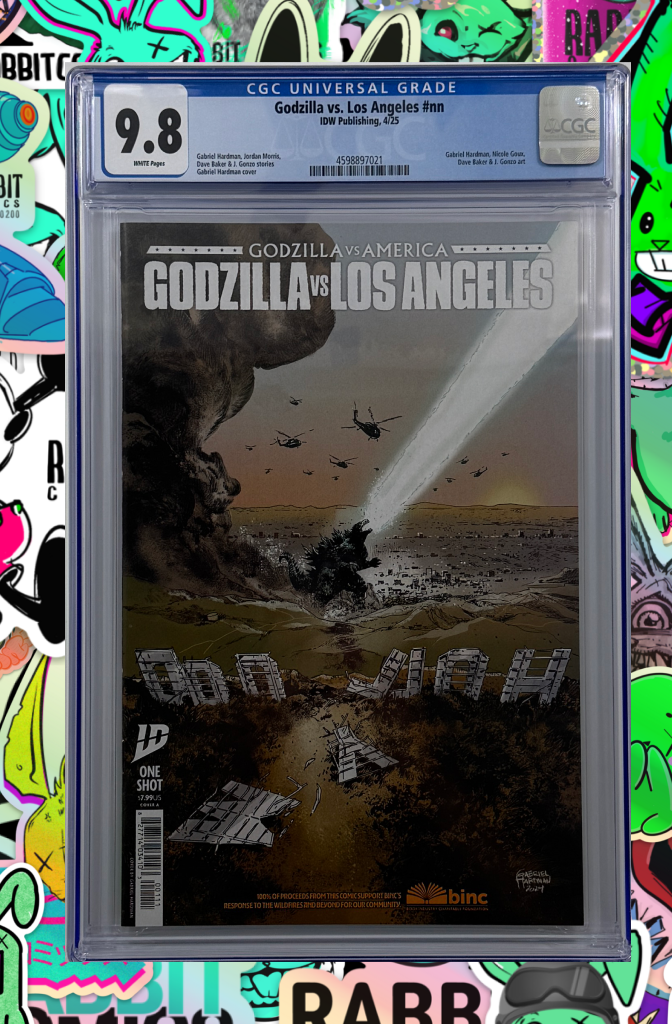 Godzilla vs America Los Angeles #1 | Cover A Hardman | CGC 9.8