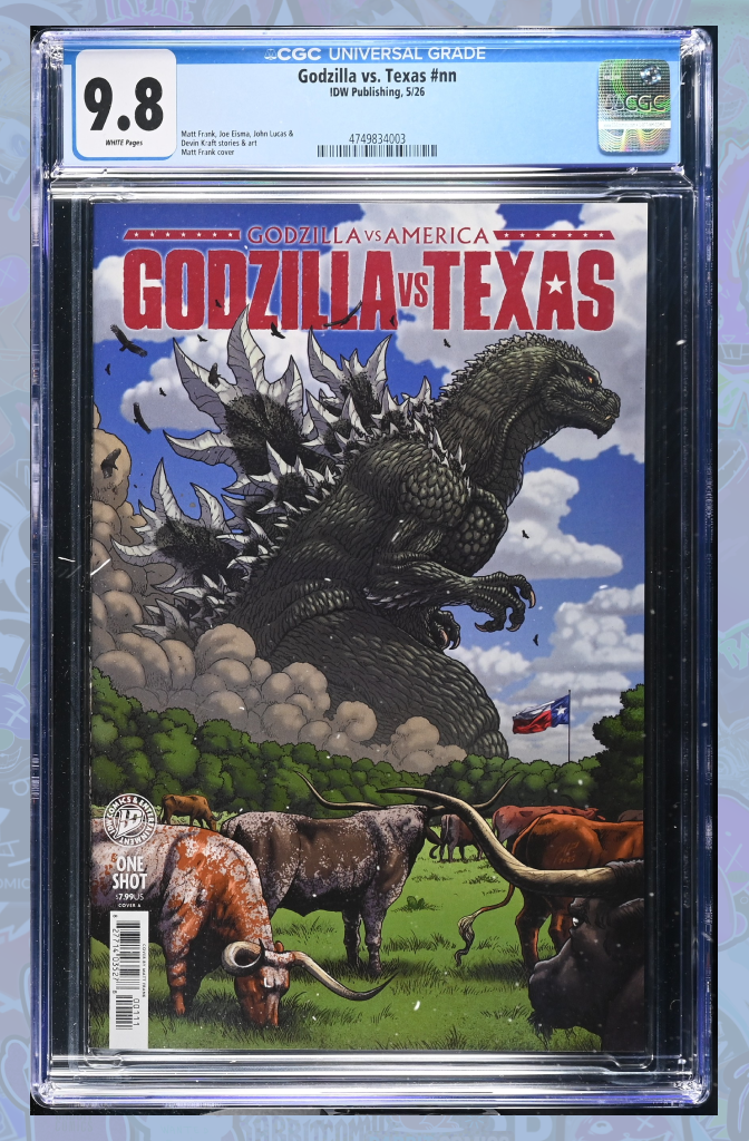 Godzilla vs. America: Texas Cover A (Frank) | CGC 9.8