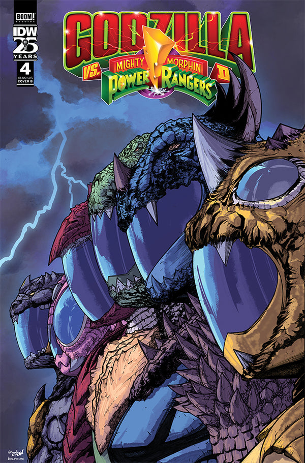 Godzilla Vs. The Mighty Morphin Power Rangers II #4 | Cover B