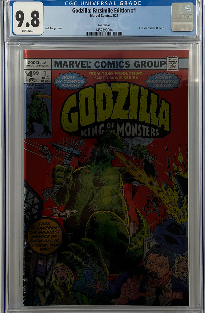 GODZILLA #1 | FACSIMILE EDITION FOIL VARIANT | CGC 9.8