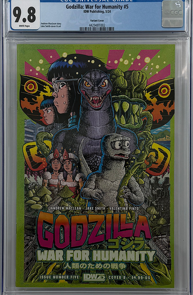 Godzilla: The War for Humanity #5 | Variant B | CGC 9.8