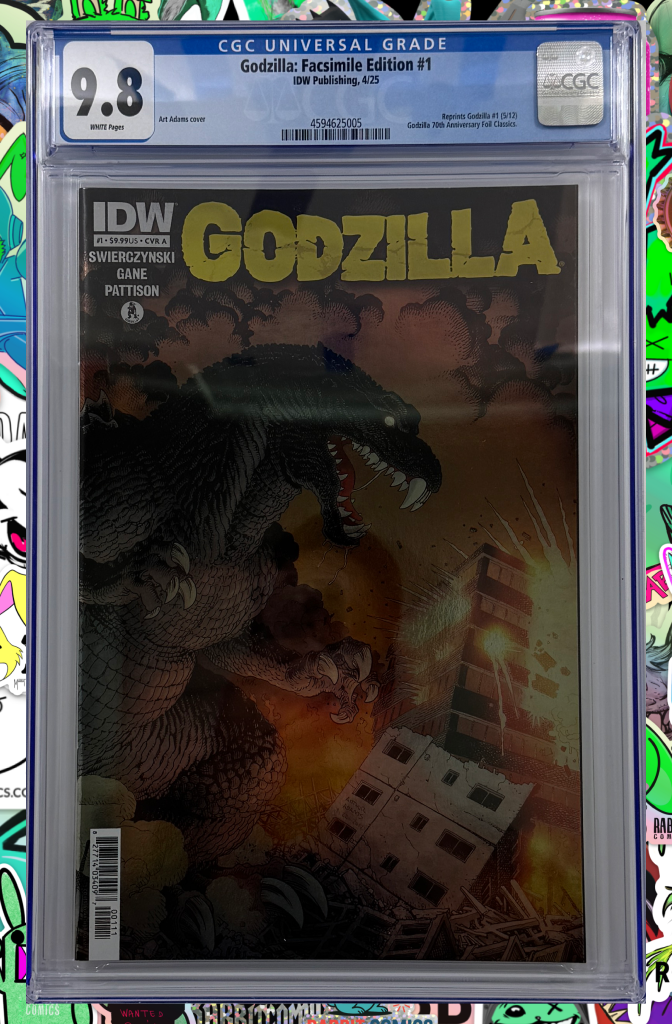 Godzilla 70th Anniversary Foil Classics: Godzilla #1 | Cover A (Adams) | CGC 9.8