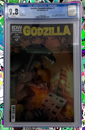 Godzilla 70th Anniversary Foil Classics: Godzilla #1 | Cover A (Adams) | CGC 9.8