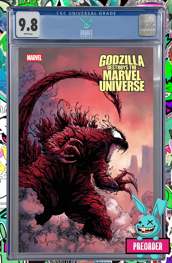 Godzilla Destroys The Marvel Universe #5 Dave Wachter Marvelized Carnage Zilla Variant CGC 9.8 | PREORDER