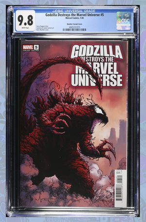Godzilla Destroys The Marvel Universe #5 Wachter Marvelized Carnage Zilla Variant CGC 9.8