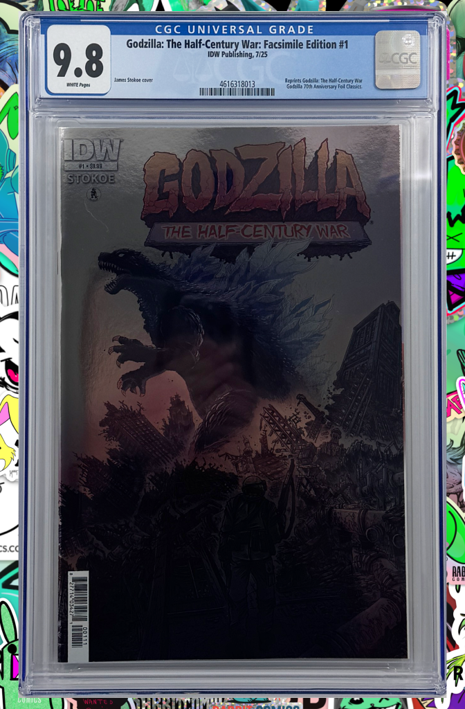 Godzilla 70th Anniversary Foil Classics: Godzilla: The Half-Century War #1 | Foil Variant | CGC 9.8