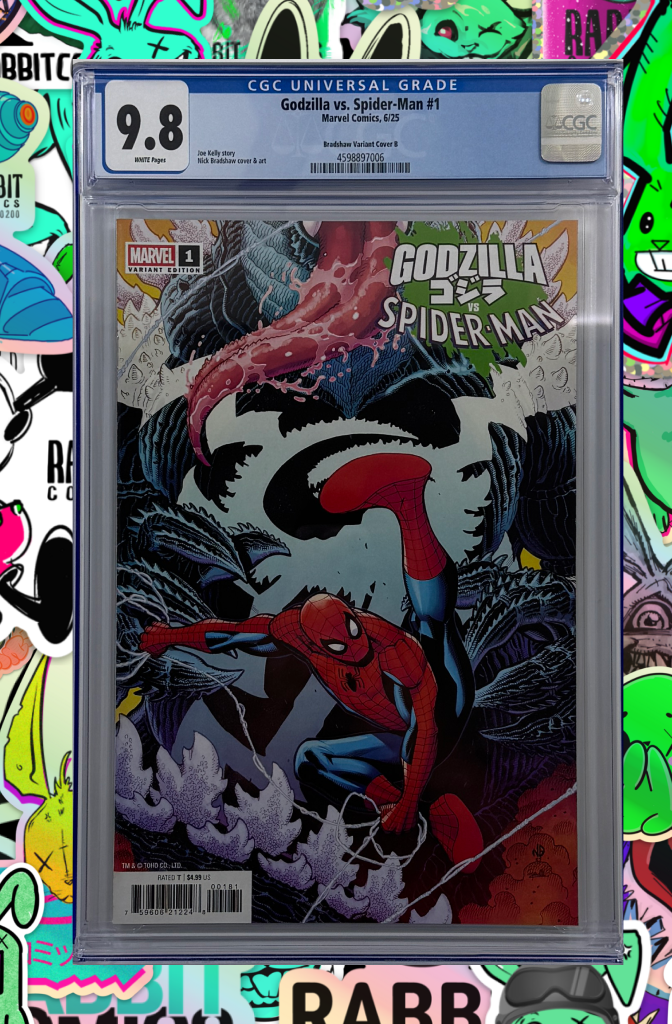 Godzilla vs. Spider-Man #1 | Venomized Godzilla Variant | CGC 9.8
