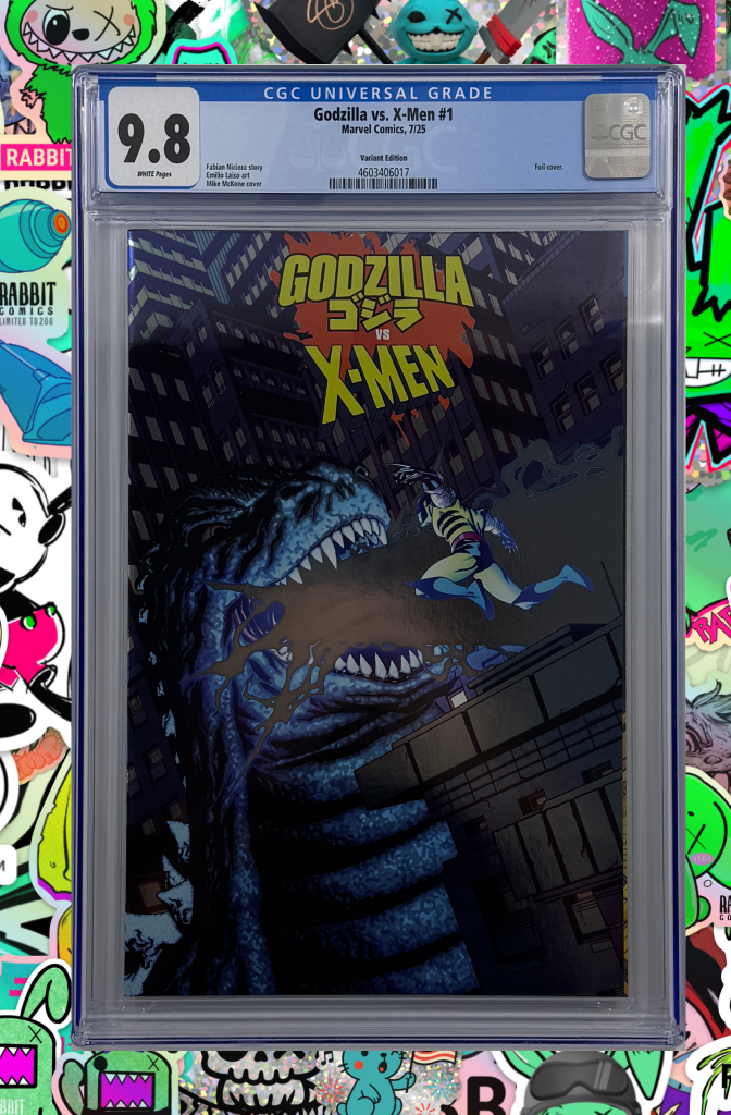 Godzilla vs. X-Men #1 | Mike McKone Foil Variant | CGC 9.8