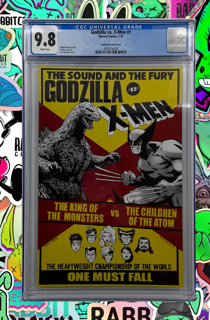 Godzilla vs. X-Men #1 | Lee Garbett Versus Variant | CGC 9.8