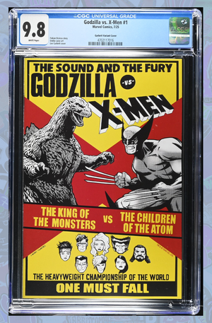 Godzilla vs. X-Men #1 | Lee Garbett Versus Variant  | CGC 9.8