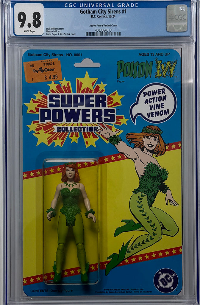 GOTHAM CITY SIRENS #1 (OF 4) | CVR E DC SUPER POWERS ACTION FIGURE VARIANT | CGC 9.8