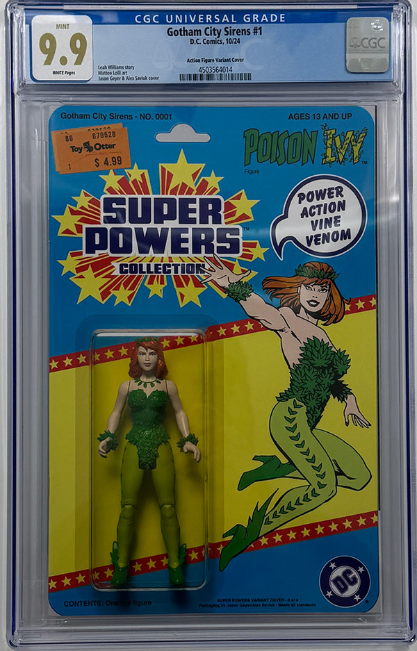 GOTHAM CITY SIRENS #1 (OF 4) | CVR E DC SUPER POWERS ACTION FIGURE VARIANT | CGC 9.9