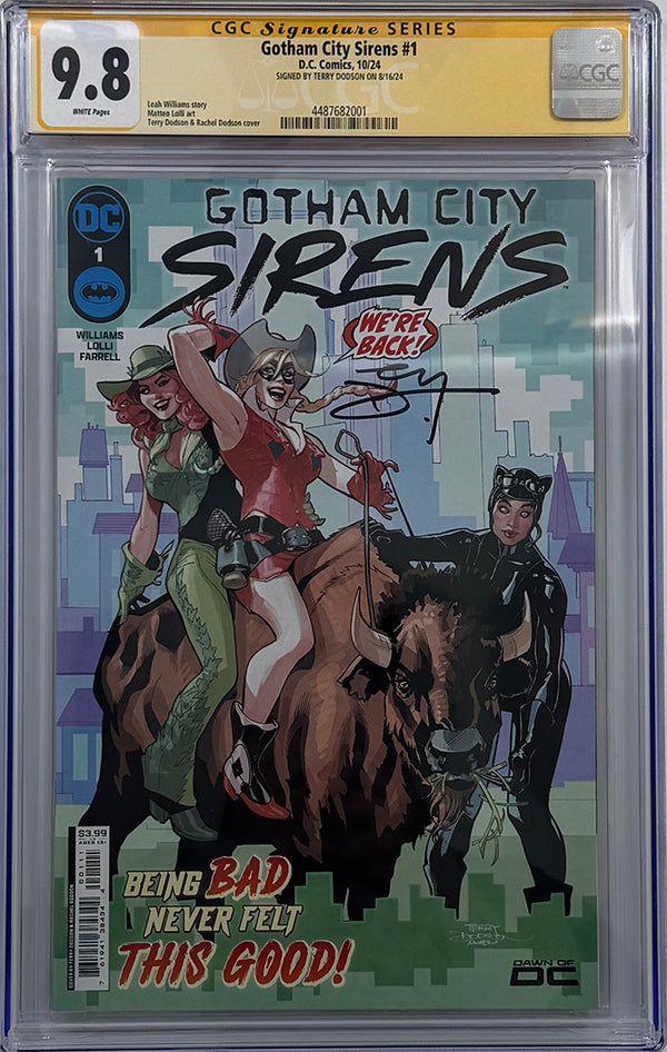 GOTHAM CITY SIRENS #1 (OF 4) | CVR A TERRY DODSON | CGC SS 9.8