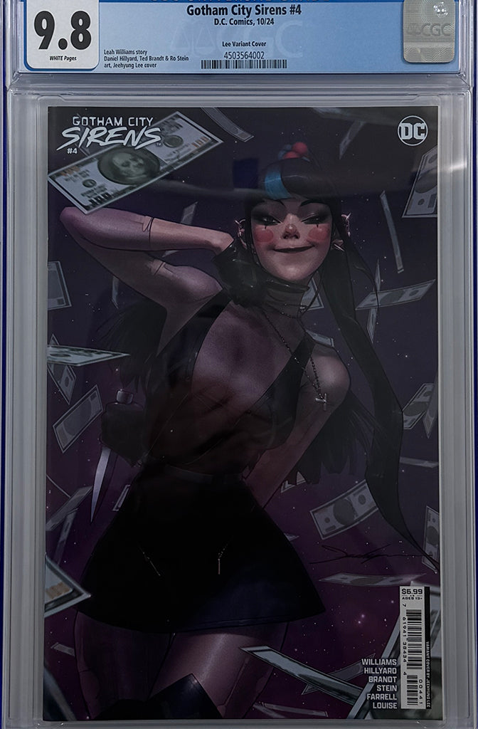 GOTHAM CITY SIRENS #4 (OF 4) | CVR C JEEHYUNG LEE CARD STOCK VARIANT | CGC 9.8
