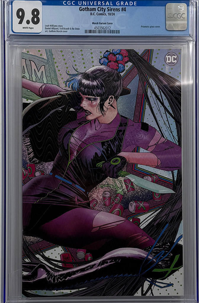 GOTHAM CITY SIRENS #4 (OF 4) | CVR E GUILLEM MARCH CONNECTING PRISMATIC GLOSS VARIANT | CGC 9.8