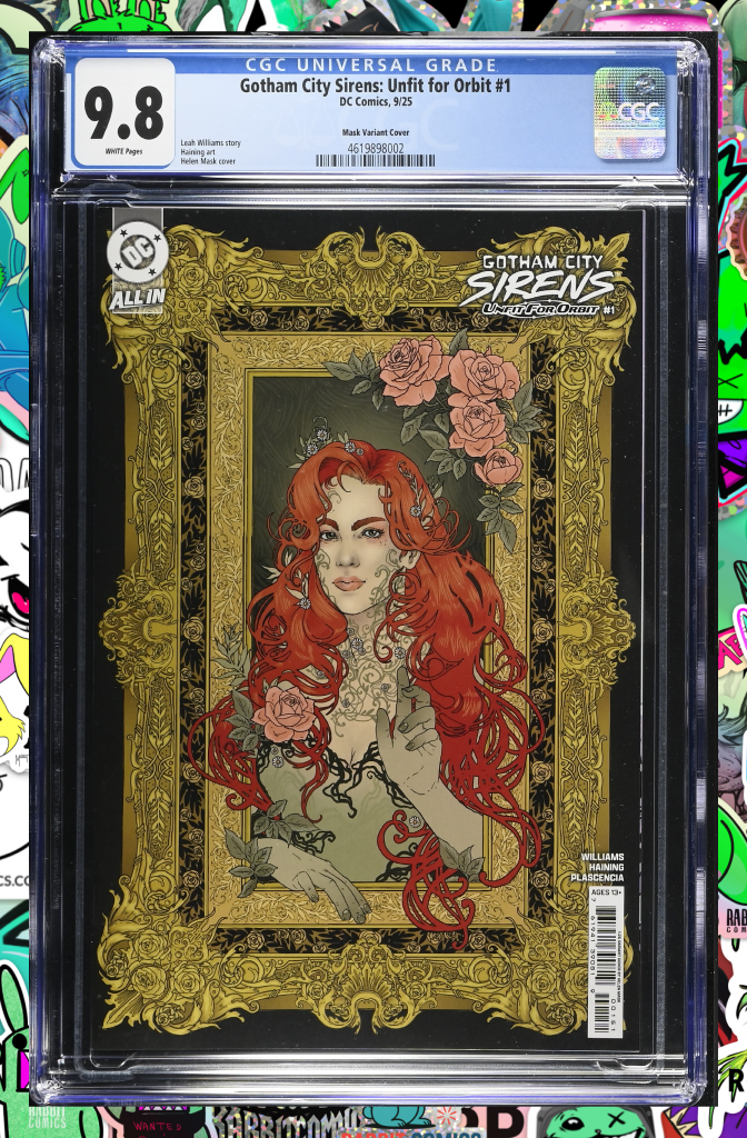 Gotham City Sirens Unfit For Orbit #5 (Of 5) | Cover E 1:25 Ratio Helen Mask Variant | CGC 9.8
