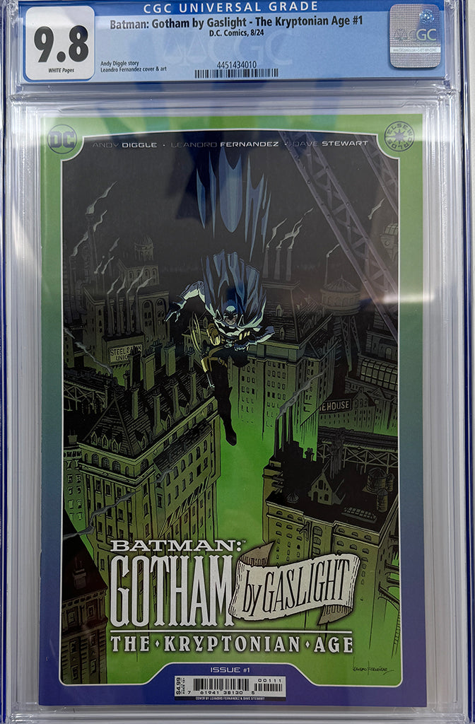 BATMAN GOTHAM BY GASLIGHT THE KRYPTONIAN AGE #1 (OF 12) | CVR A LEANDRO FERNANDEZ | CGC 9.8