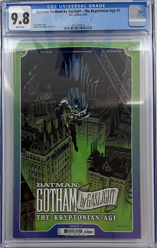 BATMAN GOTHAM BY GASLIGHT THE KRYPTONIAN AGE #1 (OF 12) | CVR A LEANDRO FERNANDEZ | CGC 9.8