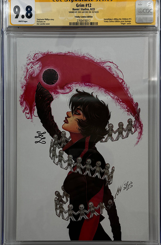 Grim #12 | ZOE LACCHEI SIKTC 15 HOMAGE VARIANT | CGC SS 9.8