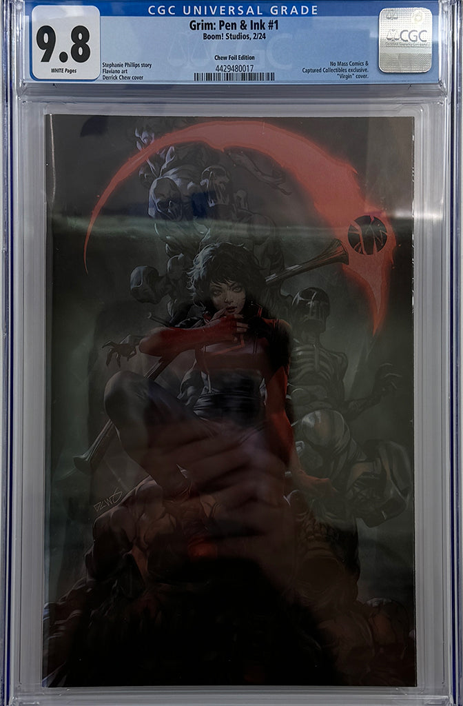 Grim #1 | Pen & Ink C2E2 Derrick Chew Foil Variant | CGC 9.8