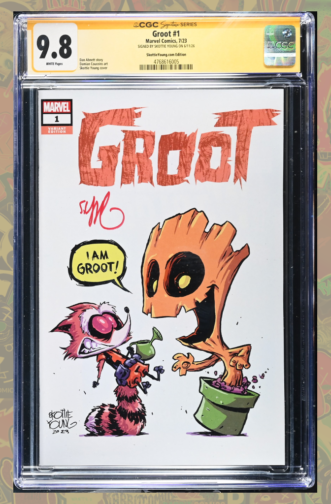 Groot #1 | Skottie Young Variant | Signed by Skottie Young | CGC SS 9.8