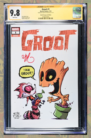 Groot #1 | Skottie Young Variant | Signed by Skottie Young | CGC SS 9.8