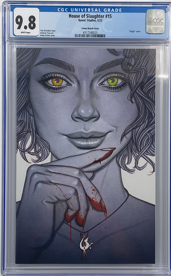 House of Slaughter #15 | Jenny Frison Virgin Variant SDCC | CGC 9.8