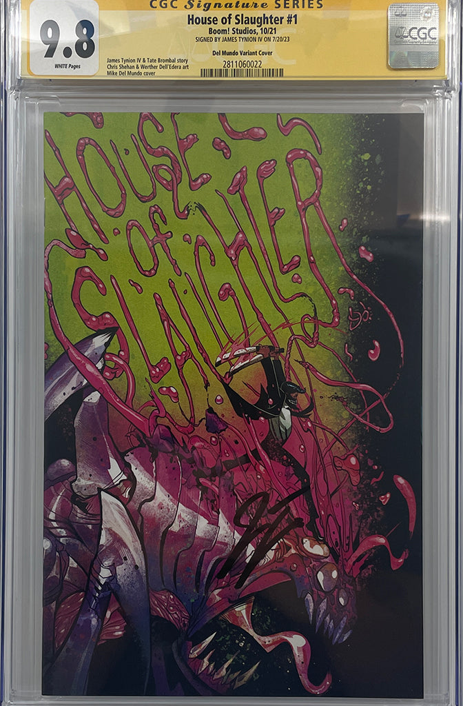 House of Slaughter #1 | Mike Del Mundo 1:500 Incentive Ratio Variant | CGC SS 9.8