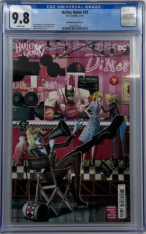 HARLEY QUINN #38 | CVR E INC 1:50 GIULIO RINCIONE CARD STOCK VARIANT | CGC 9.8