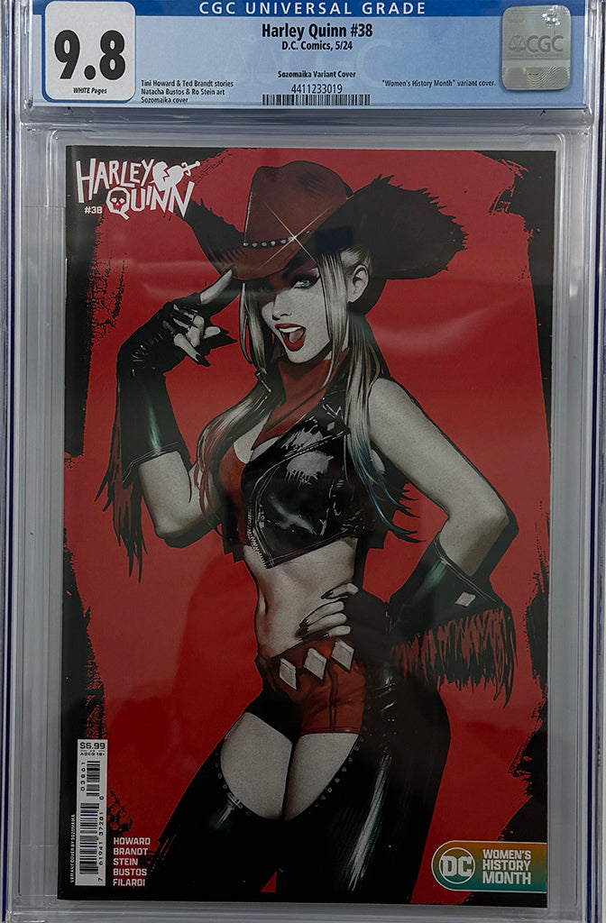 HARLEY QUINN #38 | SOZOMAIKA WOMENS HISTORY MONTH CARD STOCK VAR | CGC 9.8
