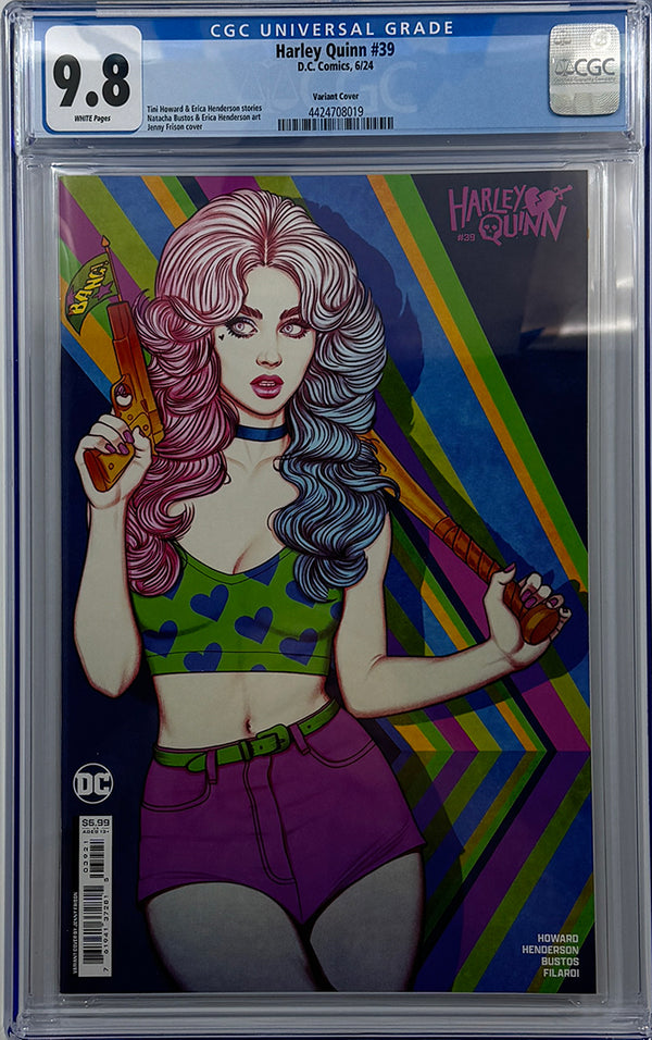 HARLEY QUINN #39 | CVR B JENNY FRISON CARD STOCK VARIANT | CGC 9.8